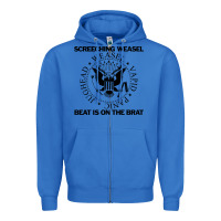 True Royal Screeching Weasel Beat Is On The Brat Zipper Hoodie - artisFamous
