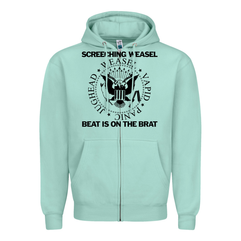 Screeching Weasel Beat Is On The Brat Zipper Hoodie by artisFamous | Teevron