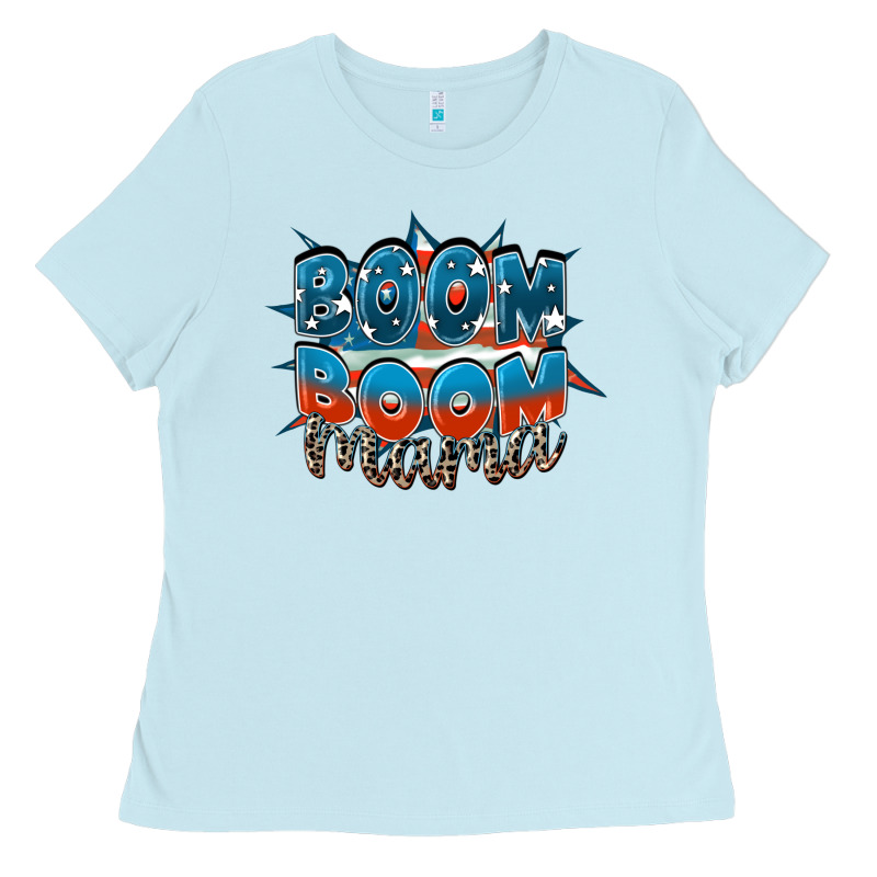 Boom Boom Mama Ladies Tee by FaDigitalArtStudio | Teevron
