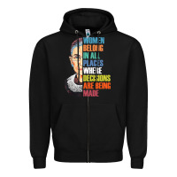 Black women belong in all places r.u.th bader gins.burg r.b.g t shirt Zipper Hoodie - artisFamous