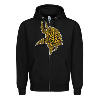 Black Viking Style Zipper Hoodie - artisFamous