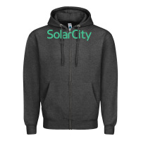 Charcoal Heather SolarCity Zipper Hoodie - artisFamous