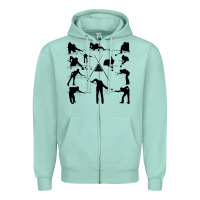 Seafoam billiards Zipper Hoodie - artisFamous