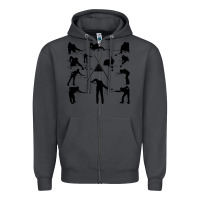 Smoke billiards Zipper Hoodie - artisFamous