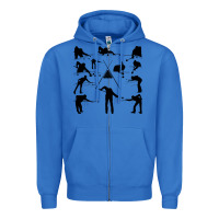 True Royal billiards Zipper Hoodie - artisFamous