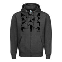 Charcoal Heather billiards Zipper Hoodie - artisFamous