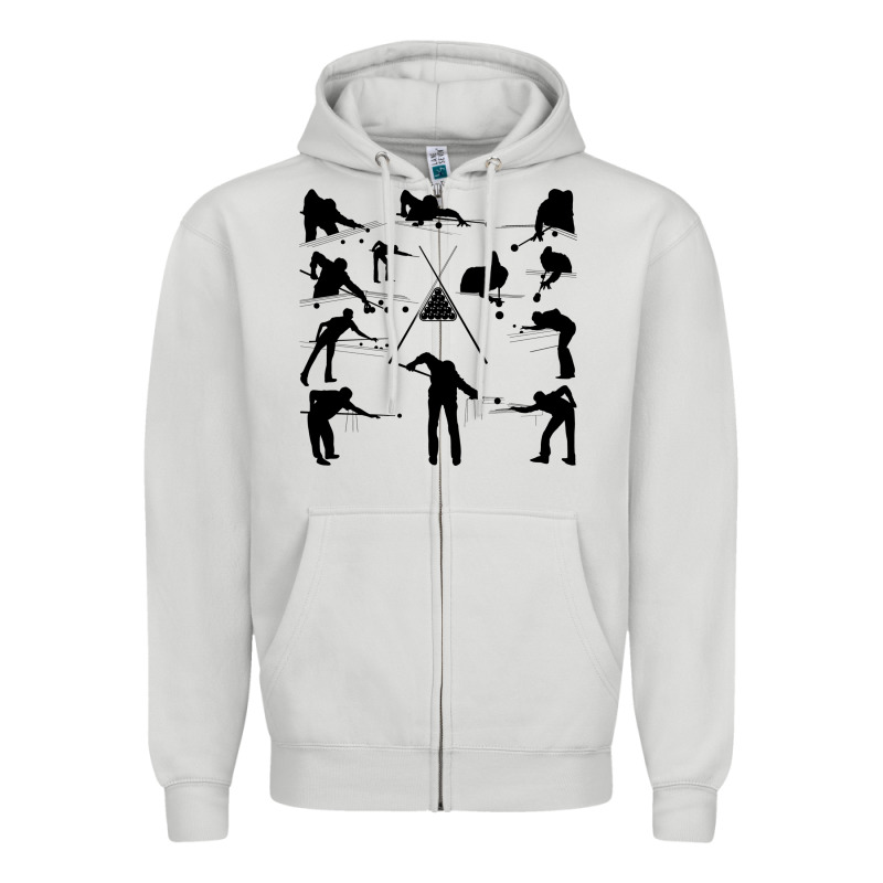 Billiards Zipper Hoodie by artisFamous | Teevron
