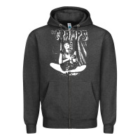 Charcoal Heather the   c.r.a.m.p.s   t shirt Zipper Hoodie - artisFamous