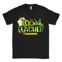 Black lucky teacher St. Patrick's Day Classic Tee - HowdyJamesFarm