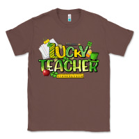 Chestnut lucky teacher St. Patrick's Day Classic Tee - HowdyJamesFarm