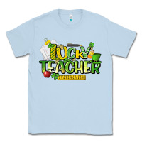 Dusty Blue lucky teacher St. Patrick's Day Classic Tee - HowdyJamesFarm