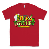 Red lucky teacher St. Patrick's Day Classic Tee - HowdyJamesFarm