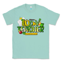 Seafoam lucky teacher St. Patrick's Day Classic Tee - HowdyJamesFarm