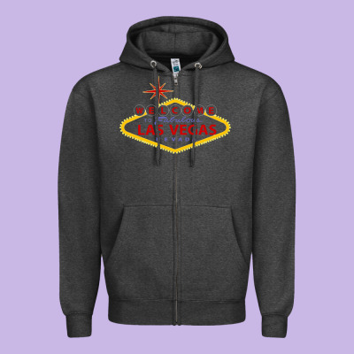 Welcome To Fabulous Las Vegas Nevada Zipper Hoodie Designed By Artisfamous