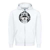 White storm trooper Zipper Hoodie - artisFamous