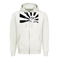 Oatmeal Heather storm trooper Zipper Hoodie - artisFamous