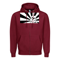 Burgundy storm trooper Zipper Hoodie - artisFamous