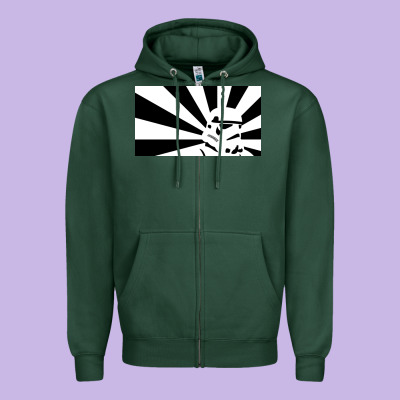 Storm Trooper Zipper Hoodie Designed By Artisfamous