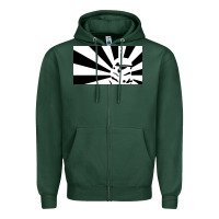 Sports Green storm trooper Zipper Hoodie - artisFamous