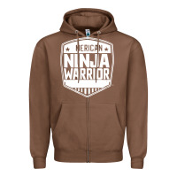 Chestnut american ninja warrior Zipper Hoodie - artisFamous