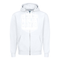 White american ninja warrior Zipper Hoodie - artisFamous