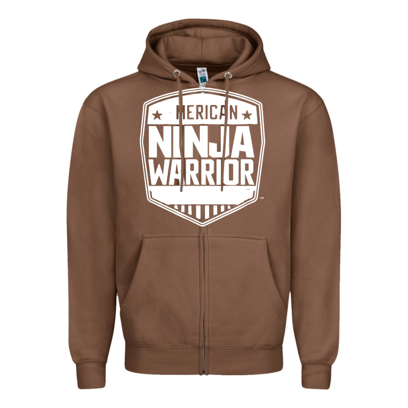 American Ninja Warrior Zipper Hoodie by artisFamous | Teevron
