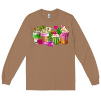 Toasted Coconut Stuck On You Cup Long Sleeve Tee - CowhideDigitalArt