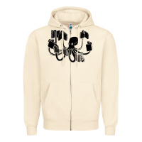 Sandshell Octopus Zipper Hoodie - artisFamous