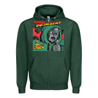 Sports Green Mark Of The Doom Zipper Hoodie - artisFamous