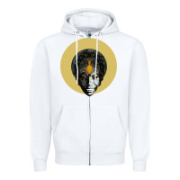 White Feeling Good Nina Simone Zipper Hoodie - artisFamous