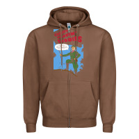 Chestnut Cherry Poppin' Daddies Zipper Hoodie - artisFamous
