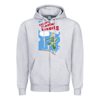 Heather Grey Cherry Poppin' Daddies Zipper Hoodie - artisFamous