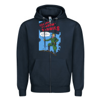 Navy Cherry Poppin' Daddies Zipper Hoodie - artisFamous