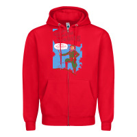 Red Cherry Poppin' Daddies Zipper Hoodie - artisFamous