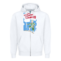 White Cherry Poppin' Daddies Zipper Hoodie - artisFamous