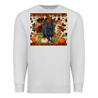Dove Grey Fall black angus Premium Sweatshirt - RanaPortraitStore