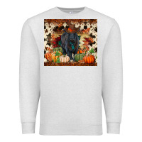 Oatmeal Heather Fall black angus Premium Sweatshirt - RanaPortraitStore