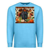 Ocean Blue Fall black angus Premium Sweatshirt - RanaPortraitStore