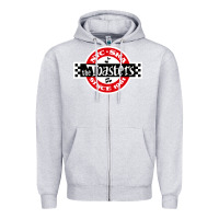 Heather Grey The Toasters NYC Ska Since 1981 Zipper Hoodie - artisFamous