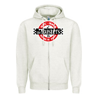 Oatmeal Heather The Toasters NYC Ska Since 1981 Zipper Hoodie - artisFamous