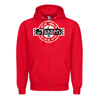 Red The Toasters NYC Ska Since 1981 Zipper Hoodie - artisFamous