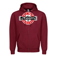 Burgundy The Toasters NYC Ska Since 1981 Zipper Hoodie - artisFamous