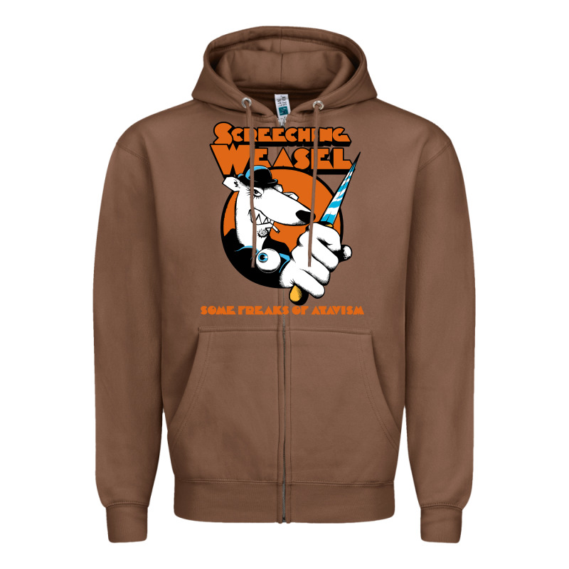 Screeching Weasel Some Freaks Of Atavism Zipper Hoodie by artisFamous | Teevron