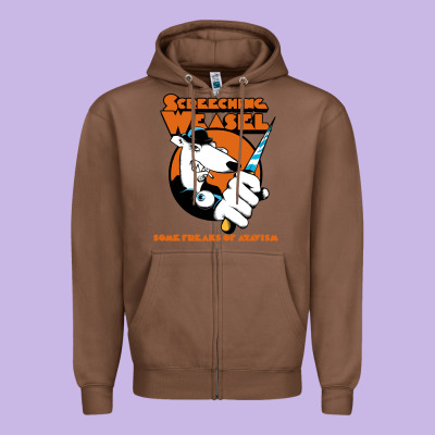 Screeching Weasel Some Freaks Of Atavism Zipper Hoodie Designed By Artisfamous