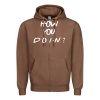 Chestnut friends how you doin reunion Zipper Hoodie - artisFamous