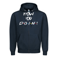 Navy friends how you doin reunion Zipper Hoodie - artisFamous