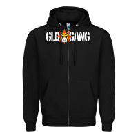 Black glo gang Zipper Hoodie - artisFamous