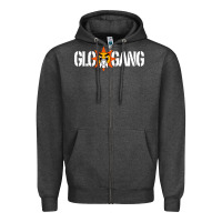 Charcoal Heather glo gang Zipper Hoodie - artisFamous