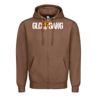 Chestnut glo gang Zipper Hoodie - artisFamous