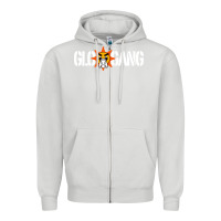 Dove Grey glo gang Zipper Hoodie - artisFamous
